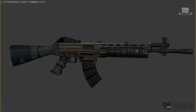 Assault rifle from World War Z