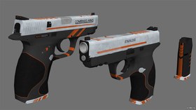 Smith & Wesson M&P40 "Orange strike"